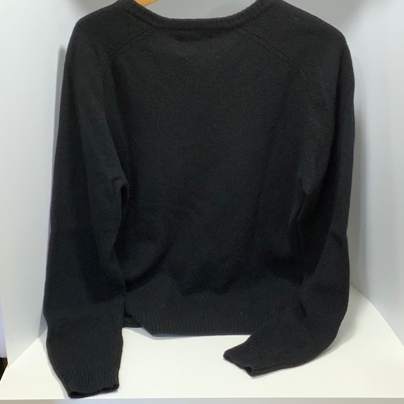 An Original penguin by Munsingwear 100% lambswool charcoal Women XL sweater - Picture 6 of 9